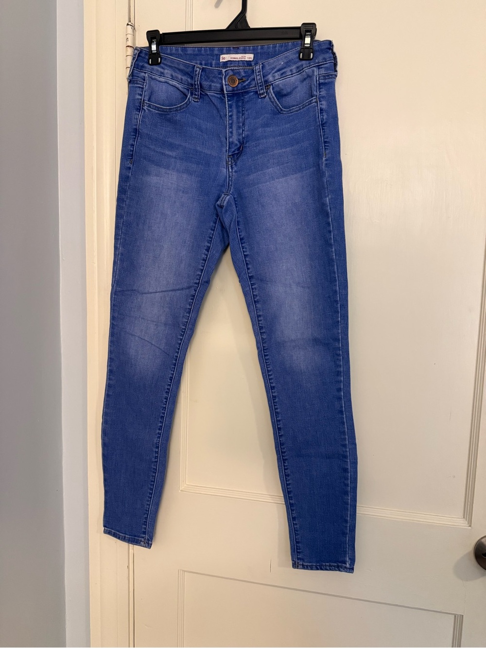 SO Women’s Low Rise Skinny Jeans - Blue
